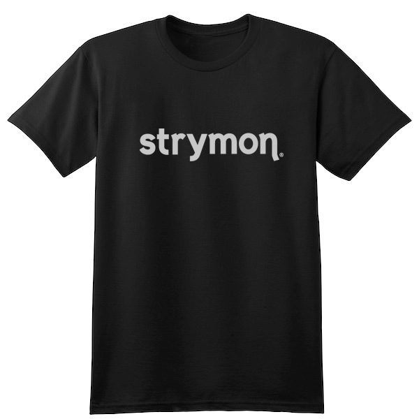 &quot;Silver&quot; on Black Strymon T-Shirt Medium